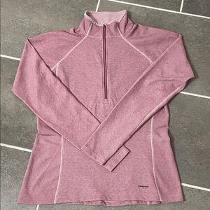 Patagonia Performance Capilene 1/4 Zip Base Layer size Large